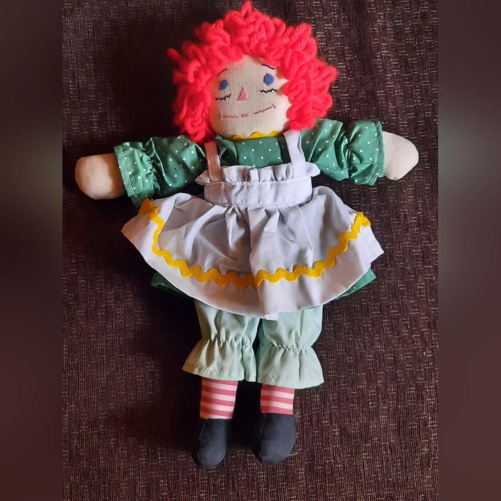 Vintage Raggedy Ann Classic Doll Handmade Toy